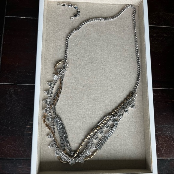 Stella & Dot Sutton Versatile Mixed Metals Statement Necklace - Picture 12 of 12